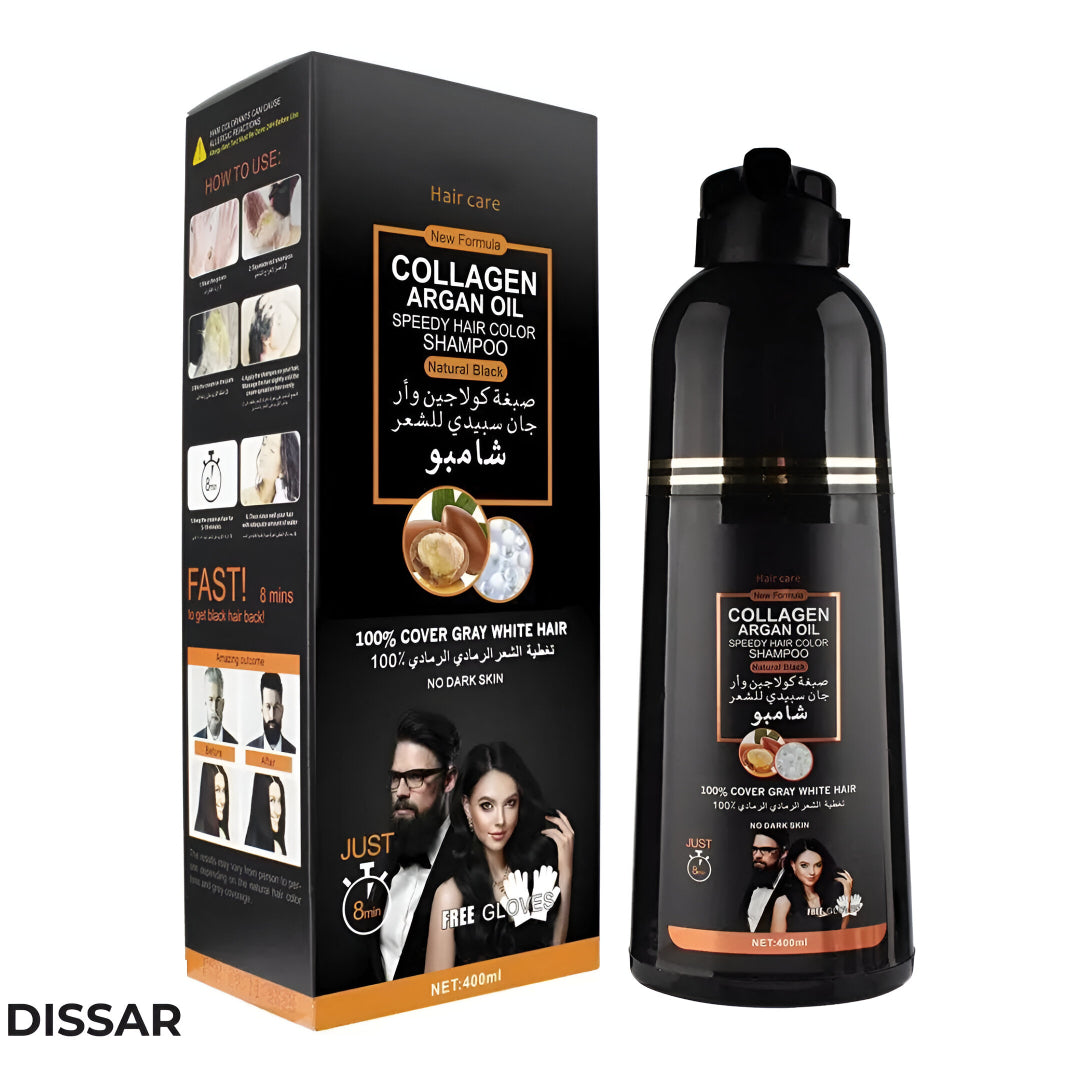 Dissar Champú Cubre Canas 3 en 1